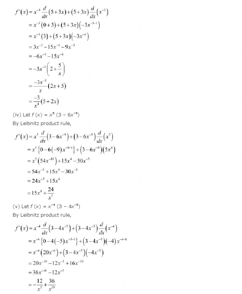 Limits And Derivatives, Class 11 Mathematics NCERT Solutions