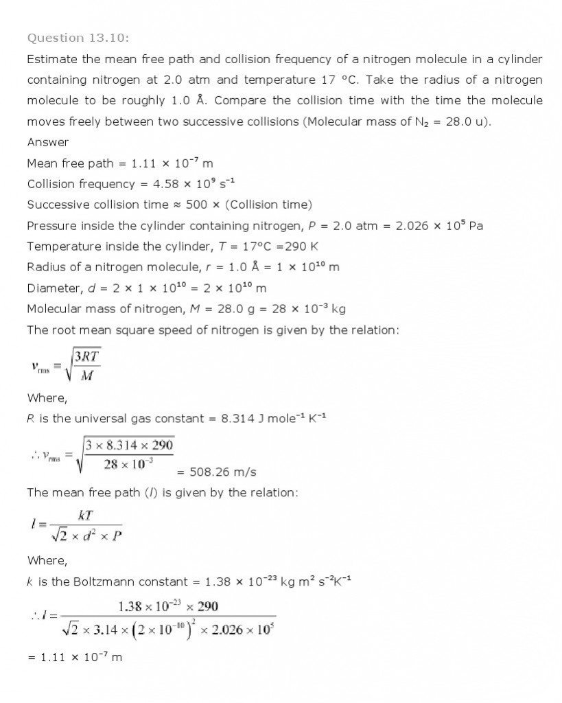 kinetic-theory-class-11-physics-ncert-solutions