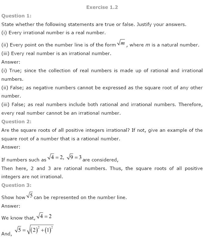 Number Systems NCERT Solutions 3